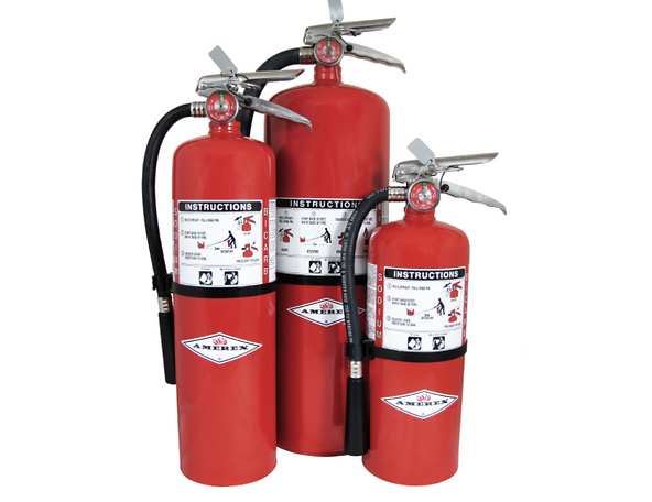 Amerex fire extinguishers – three sizes certified by FSI New Mexico